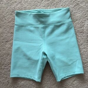Gap kids aqua ribbed biker shorts size XXL